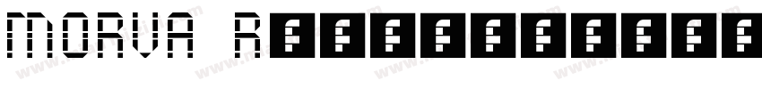 MORVA Regular字体转换